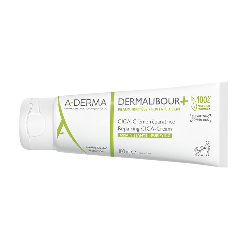 A-DERMA Dermalibour+ Reparative CICA-Cream 100ml
