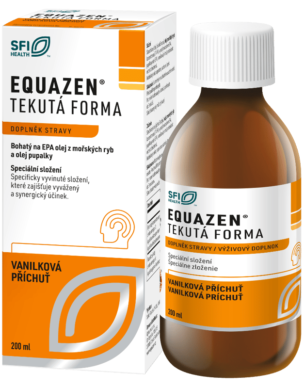 EQUAZEN tekutá forma s příchutí vanilky 200ml