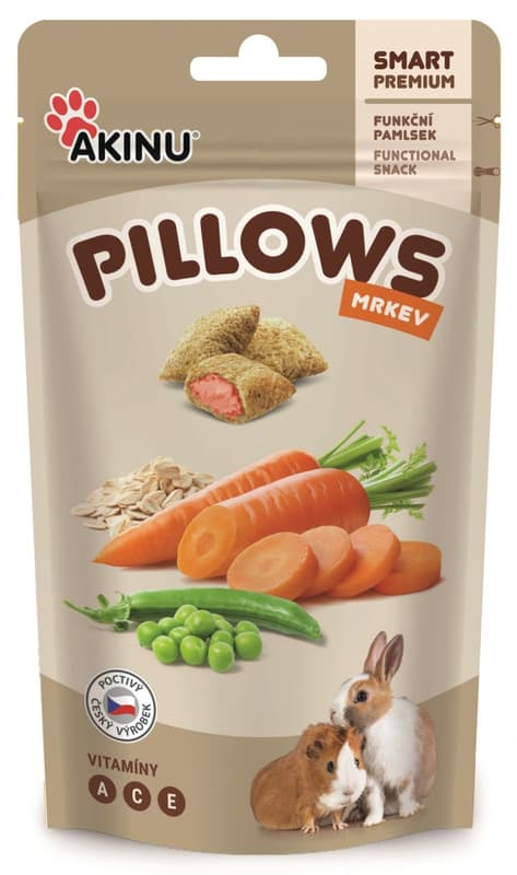 Akin Pillows Pads with Carrots for Rodents