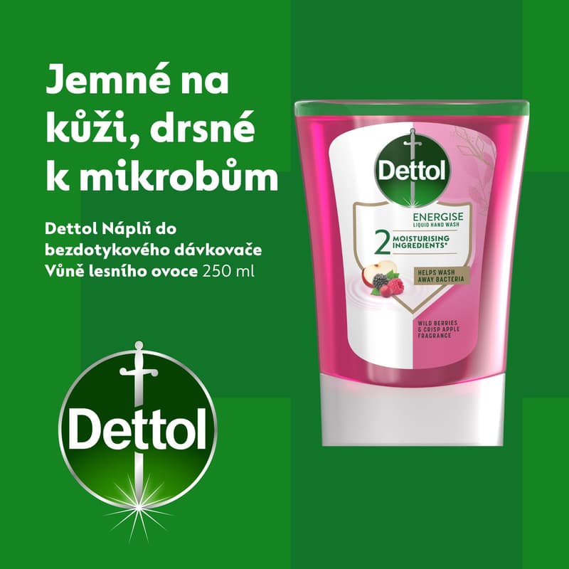 Dettol Náhradní náplň do bezdotykového dávkovače lesní ovoce