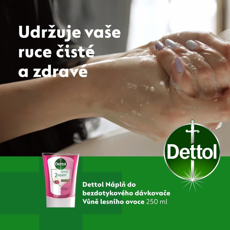 Dettol Náhradní náplň do bezdotykového dávkovače lesní ovoce