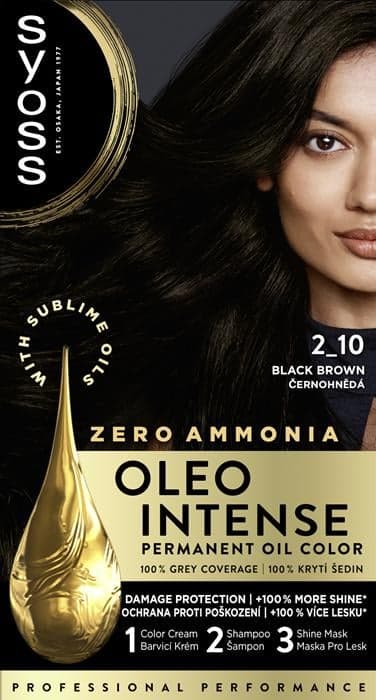Syoss Oleo Intense barva na vlasy Černohnědý 2-10