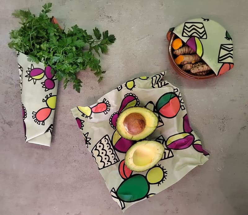 Wrapík Set of waxed napkins for snacks 35 × 30 cm and 25 × 25 cm