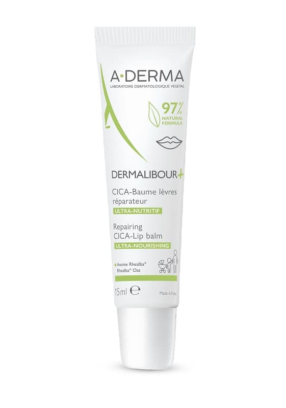 A-DERMA Dermalibour+ CICA Balzám na rty 15ml