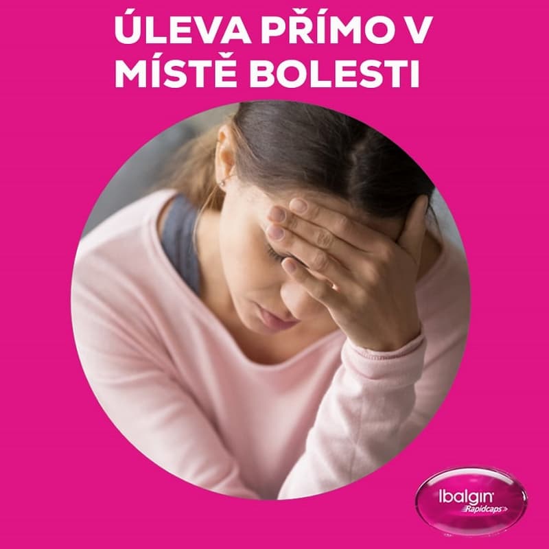 IBALGIN RAPIDCAPS 400MG Měkká tobolka 30
