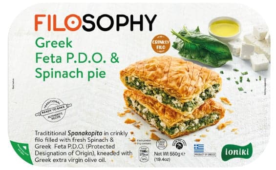 Filosophy Traditional pie with Spinach & Feta  P.D.O