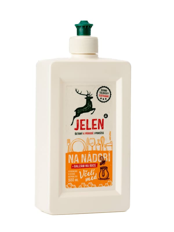 Jelen na ruční mytí nádobí včelí med