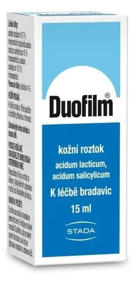DUOFILM 167MG/G+167MG/G Kožní roztok 15ML