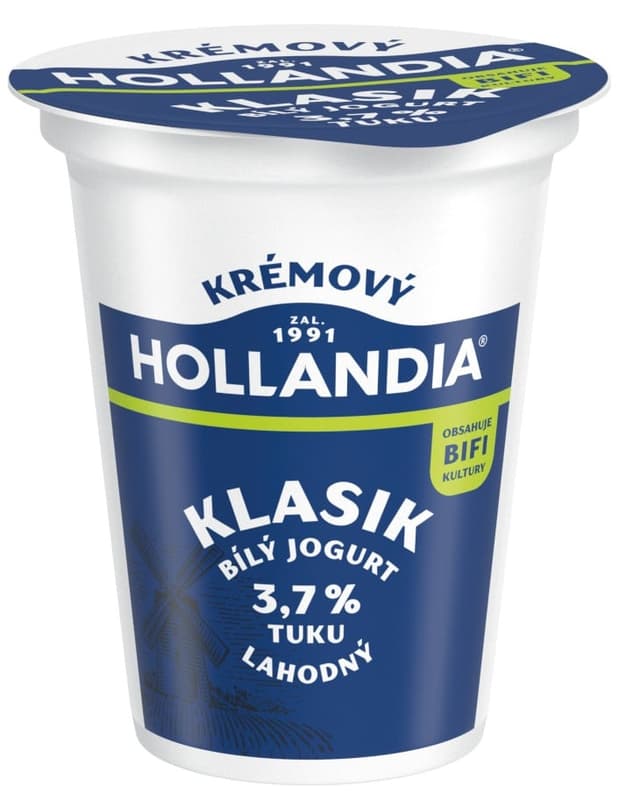 Hollandia Klasik jogurt krémový bílý