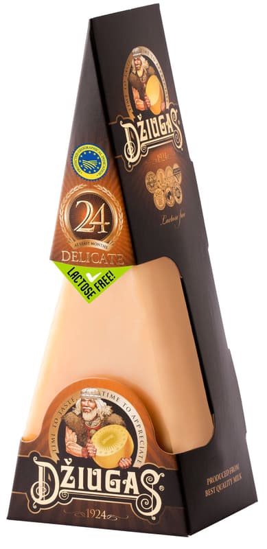 Džiugas Delicate Hard cheese, ripened 24 months