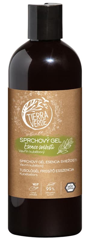 Tierra Verde Sprchový gel Esence svěžesti vavřín kubébový