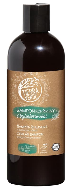 Tierra Verde Nettle Shampoo with Rosemary and Orange scent
