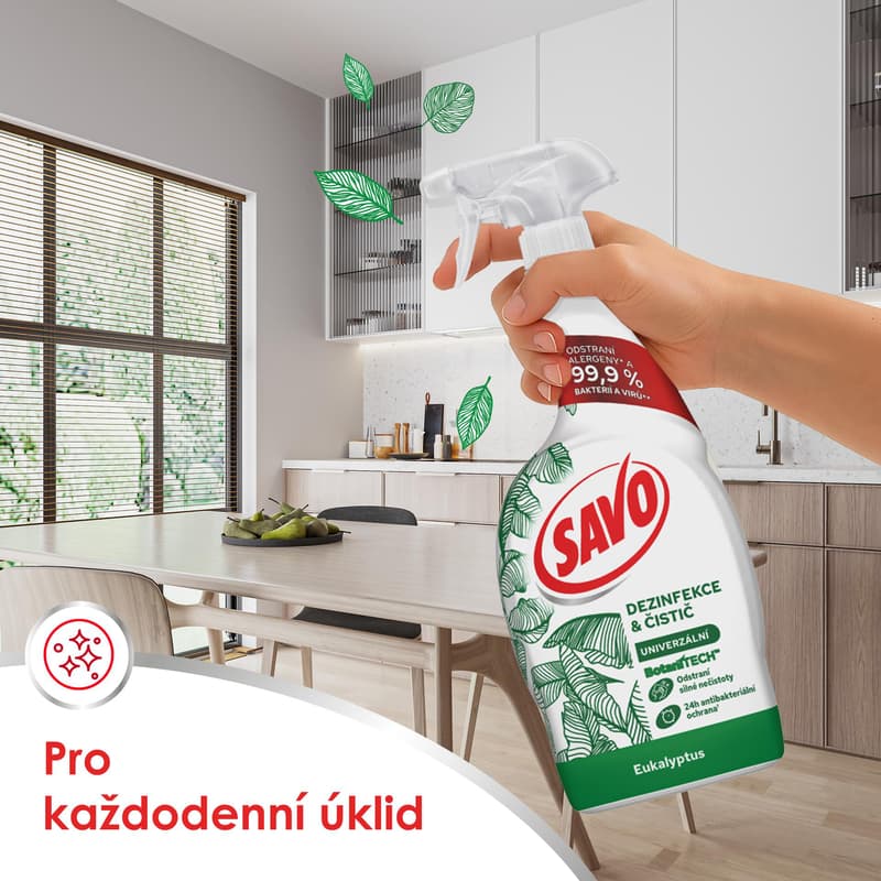 Savo Botanitech univerzální čisticí a dezinfekční prostředek