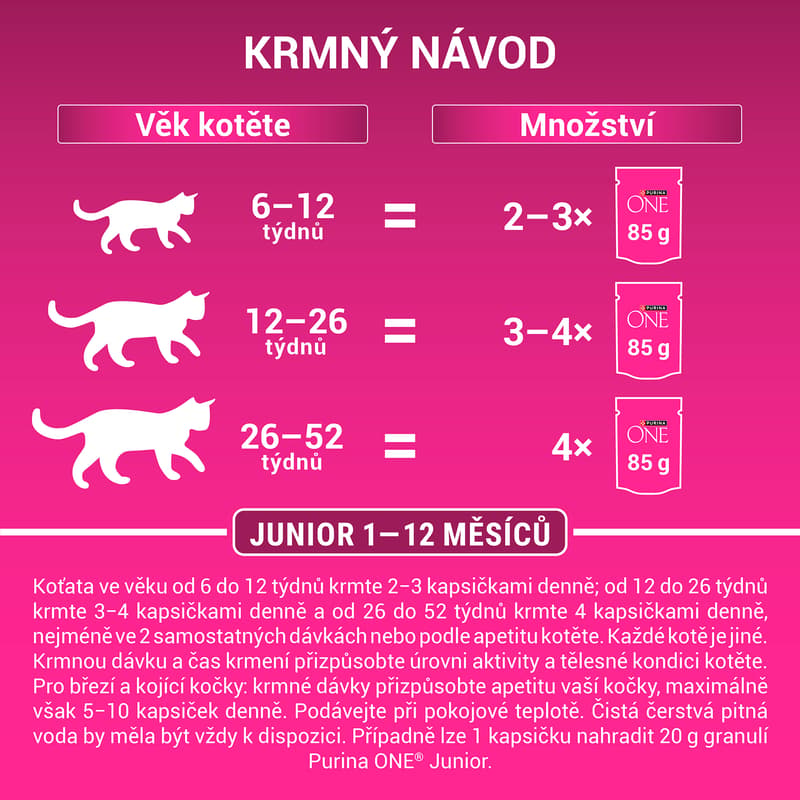 Purina ONE Junior kapsička pro koťata losos ve šťávě
