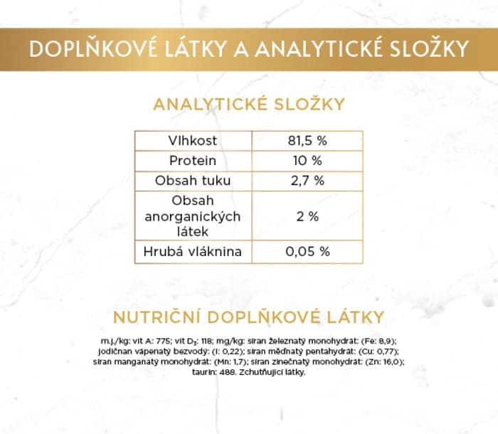 Gourmet Gold konzervy pro kočky hovězí a kuře, králík, mořské ryby, kachna a krůta 8×85 g