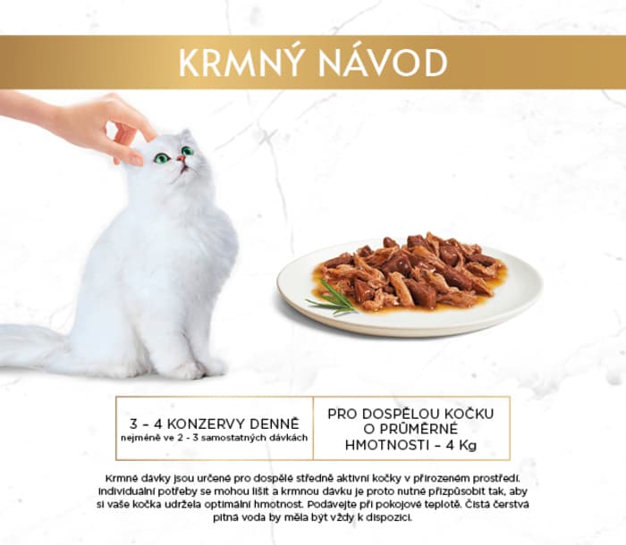 Gourmet Gold konzervy pro kočky hovězí a kuře, králík, mořské ryby, kachna a krůta 8×85 g