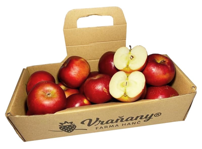 Farmářská jablka (odr. Rubinola) – Farma Vraňany, košík