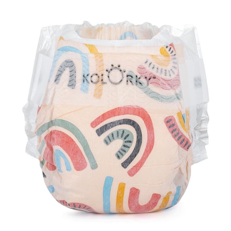Kolorky EKO Jednorázové plenky day S déšť a duhy (3–6 kg) 25 ks
