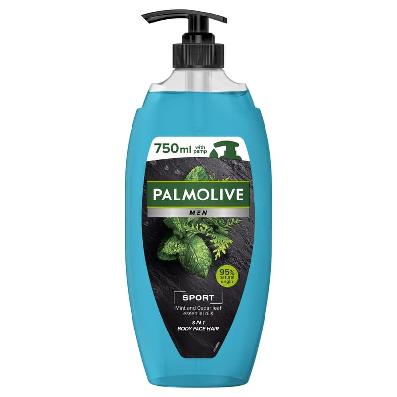 Palmolive For Men Sport shower gel pump 3in1