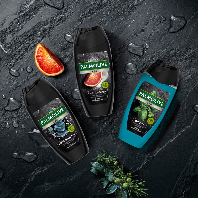 Palmolive For Men Sport shower gel pump 3in1