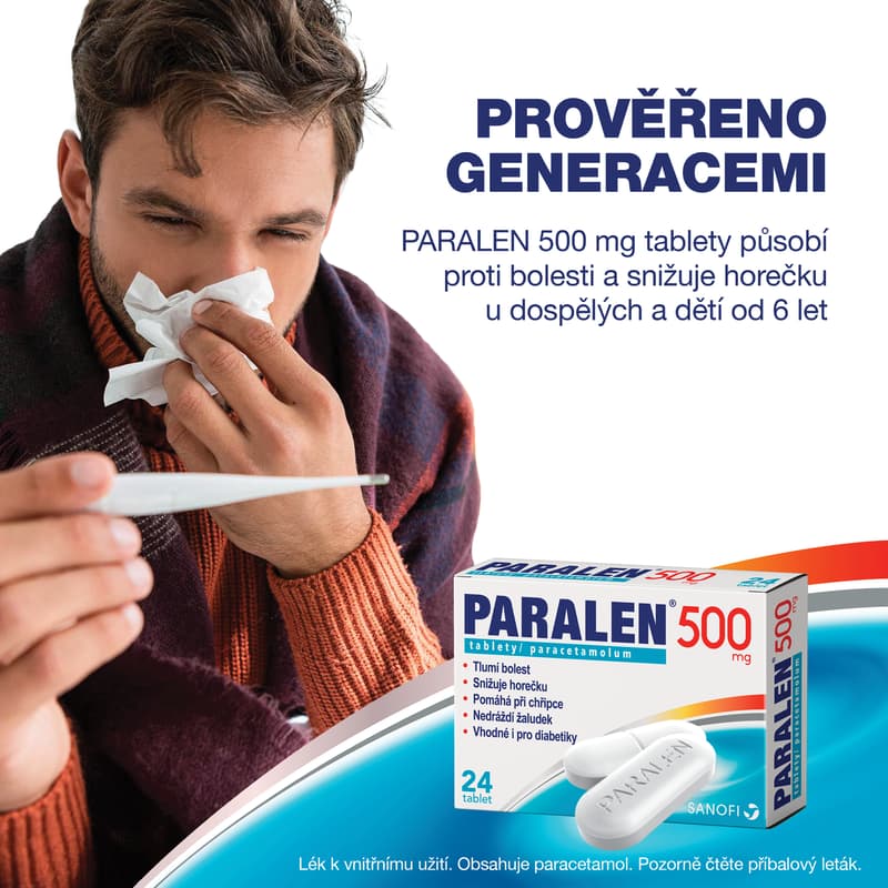 PARALEN 500MG Tableta 24
