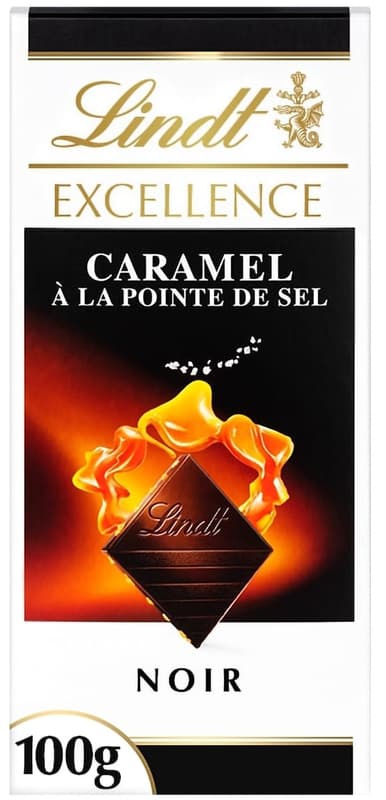 Lindt Chocolate EXCELLENCE dark with caramel and sea salt