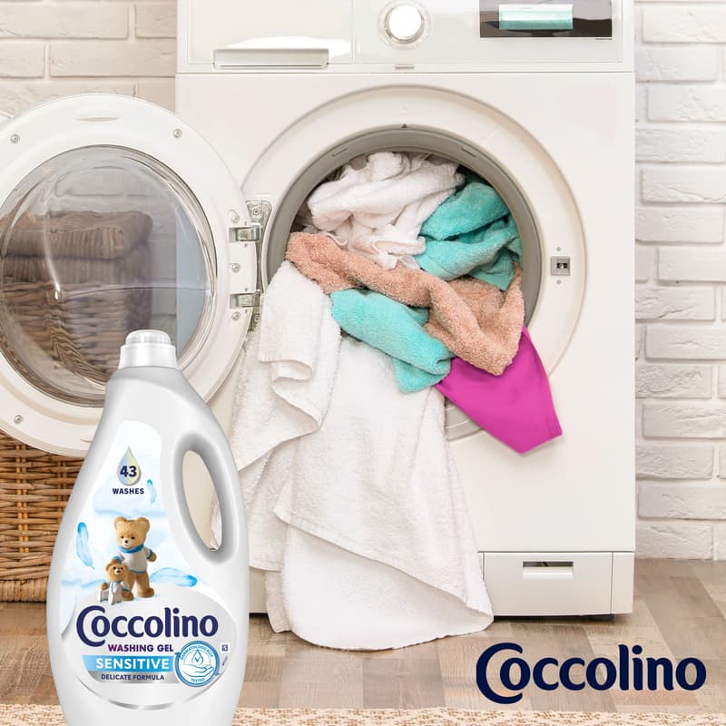 Coccolino Care Sensitive prací gel (1,72 l)
