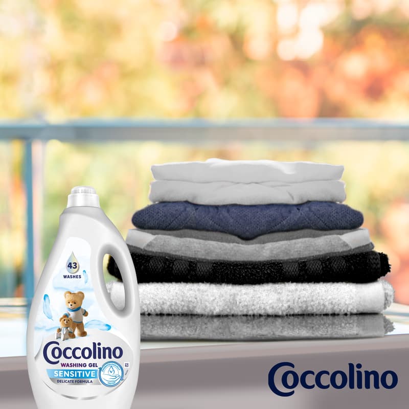 Coccolino Care Sensitive prací gel (1,72 l)