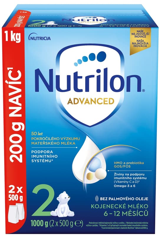 Nutrilon 2 Advanced Continuous Infant Milk 1 kg, 6+