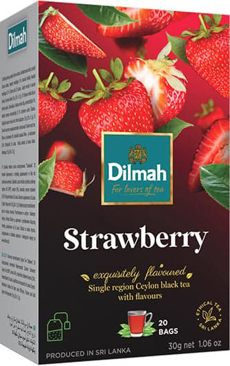 Dilmah Black Tea Strawberry 20x1,5g