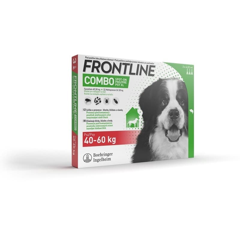 Frontline Combo Spot on Dog 40-60kg pipet.3x4.02ml
