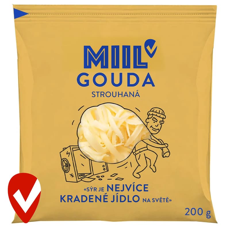 Miil Gouda grated