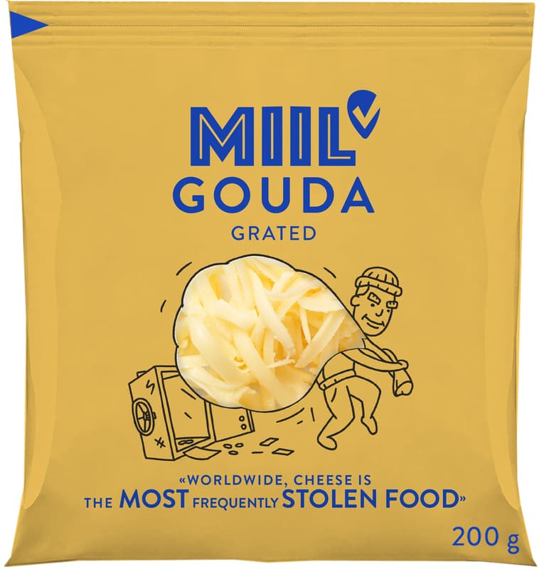 Miil Gouda grated
