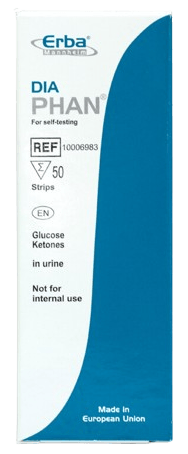 DIAPHAN PRO SEBETESTOVÁNÍ 10006983, VIZUÁLNÍ TEST Z MOČI PRO DIABETIKY II.TY