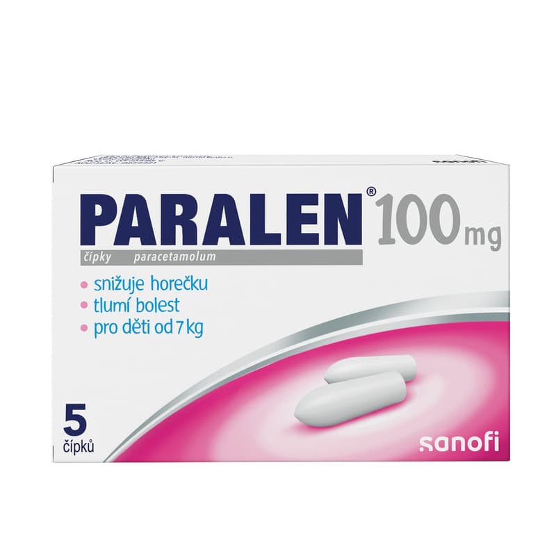 PARALEN 100MG suppository 5