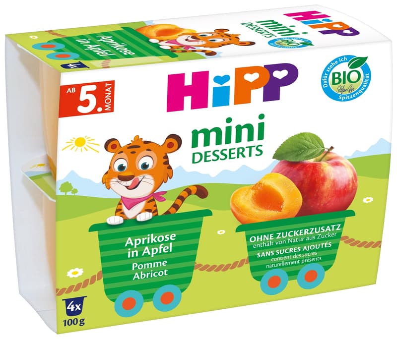 HiPP BIO apples and apricots