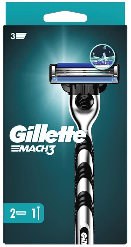 Gillette Mach3 Men's Razor - 2 Blades 