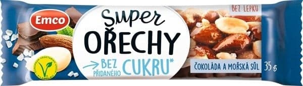 Emco Bar Super nuts, chocolate and sea salt