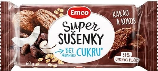 Emco Super cookies cacao and coconut