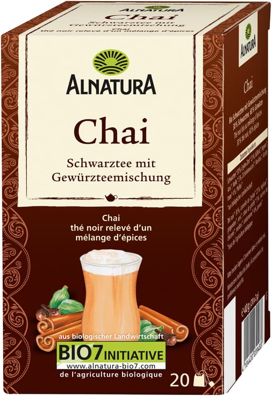 Alnatura BIO Chai-Tee směs černého čaje a koření