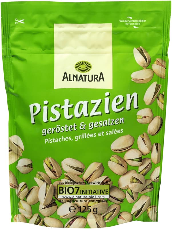Alnatura Organic Roasted & salted pistachios