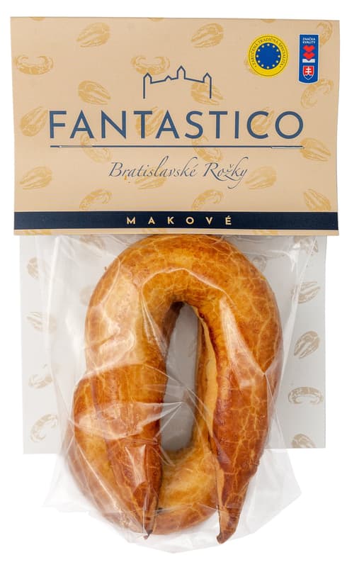 Fantastico Bratislavský rohlíček makový, 2 ks