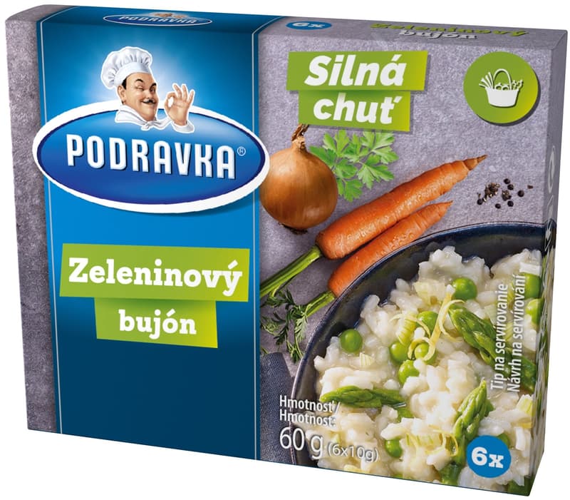 Podravka vegetable bouillon cubes 6×10g
