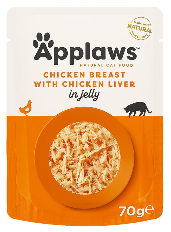 Applaws Pocket Cat Jelly Chicken Breast with Liver 70g