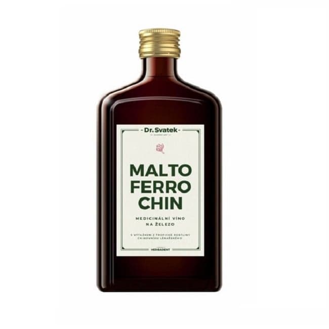 Dr.Svatek MALTOFERROCHIN Medicinal wine 500ml