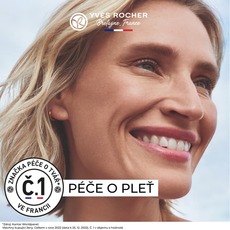 Yves Rocher Pur Bleuet Expresní odličovač na oči s chrpou