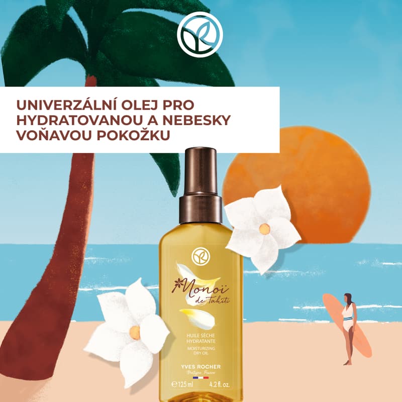 Yves Rocher Monoi de Tahiti Suchý olej na tělo a vlasy