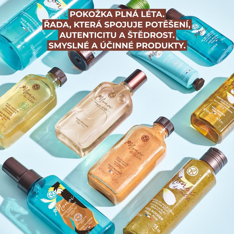 Yves Rocher Monoi de Tahiti Suchý olej na tělo a vlasy