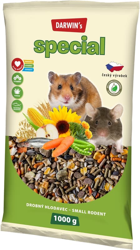 Darwin's Krmivo pro drobné hlodavce special