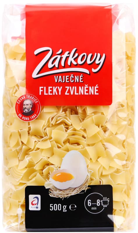 Zátka egg pasta wavy squares